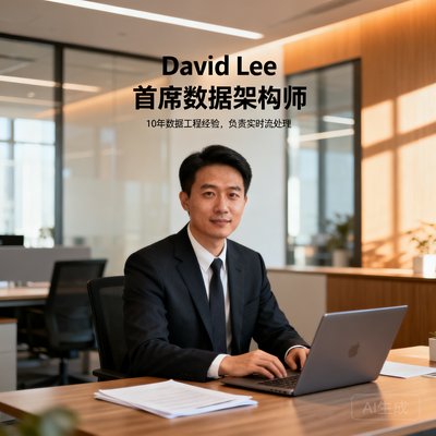 David Lee 首席数据架构师，拥有10年数据工程经验，负责实时流处理